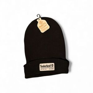 NWT Timberland Long patch black Beanie